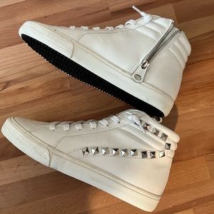 VICI High Top Studded Distressed Sneaker - size 7.5